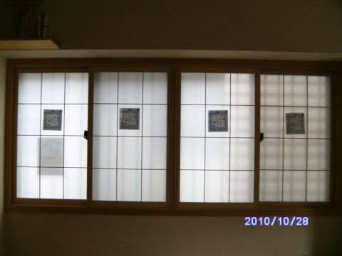 福岡県春日市　Ｋ邸　和室内窓設置工事